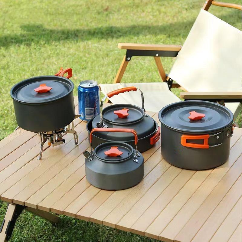 Portable Aluminum Camping Cook - Camping Cooking Set Large recension och pris