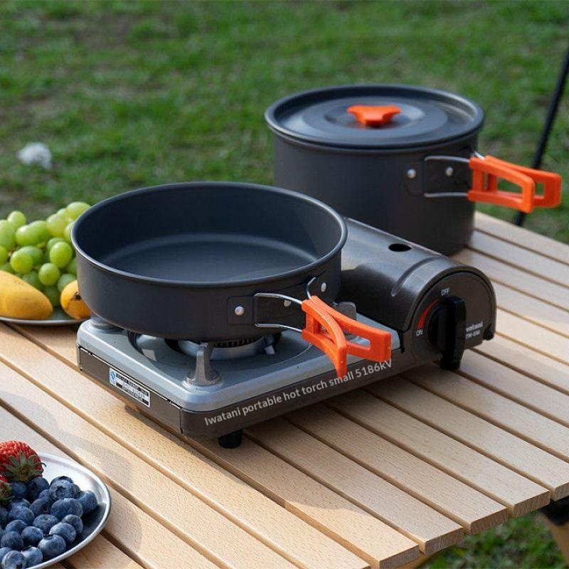 Portable Aluminum Camping Cook - Camping Cooking Set Large recension och pris