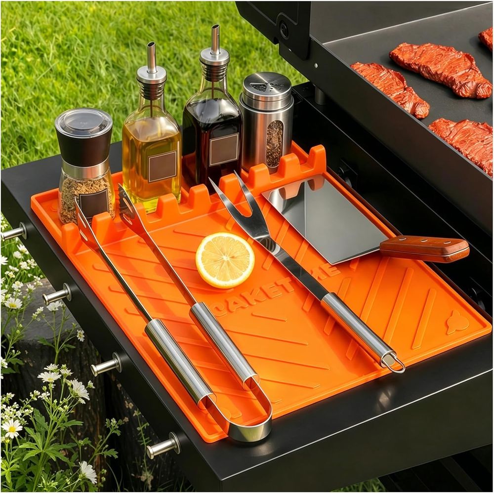 Silicone Grill Mats or Griddle - Camping Cooking Griddle recension och pris