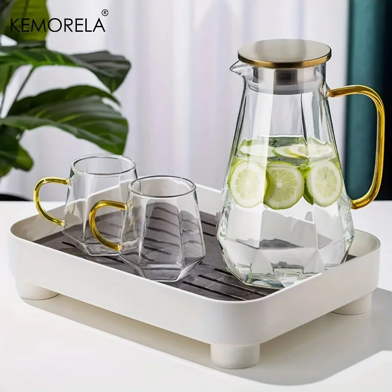 1PCS Diamond Texture Glass Tea - Camping Cooking Utensil Set recension och pris