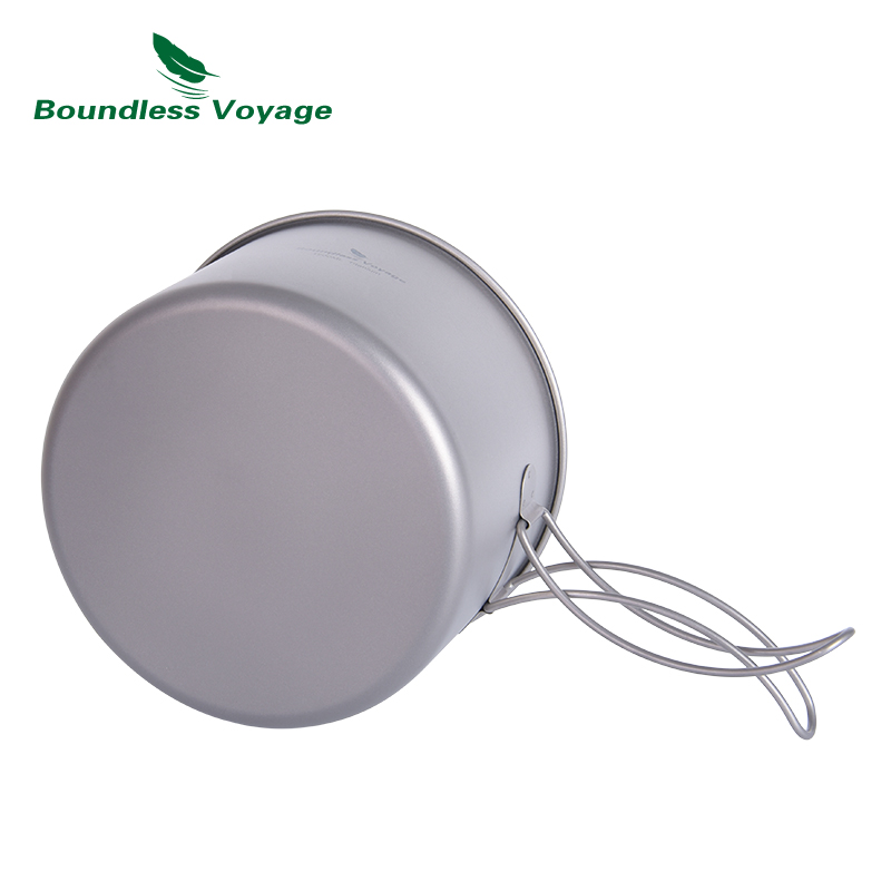 Boundless Voyage Titanium Pot  - Camping Cooking Set Large recension och pris