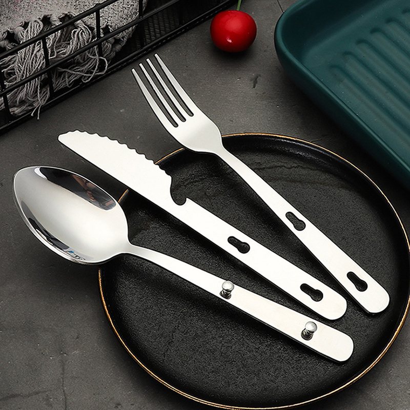 3pcs/set Portable Stainless St - Camping Cooking Bundle recension och pris