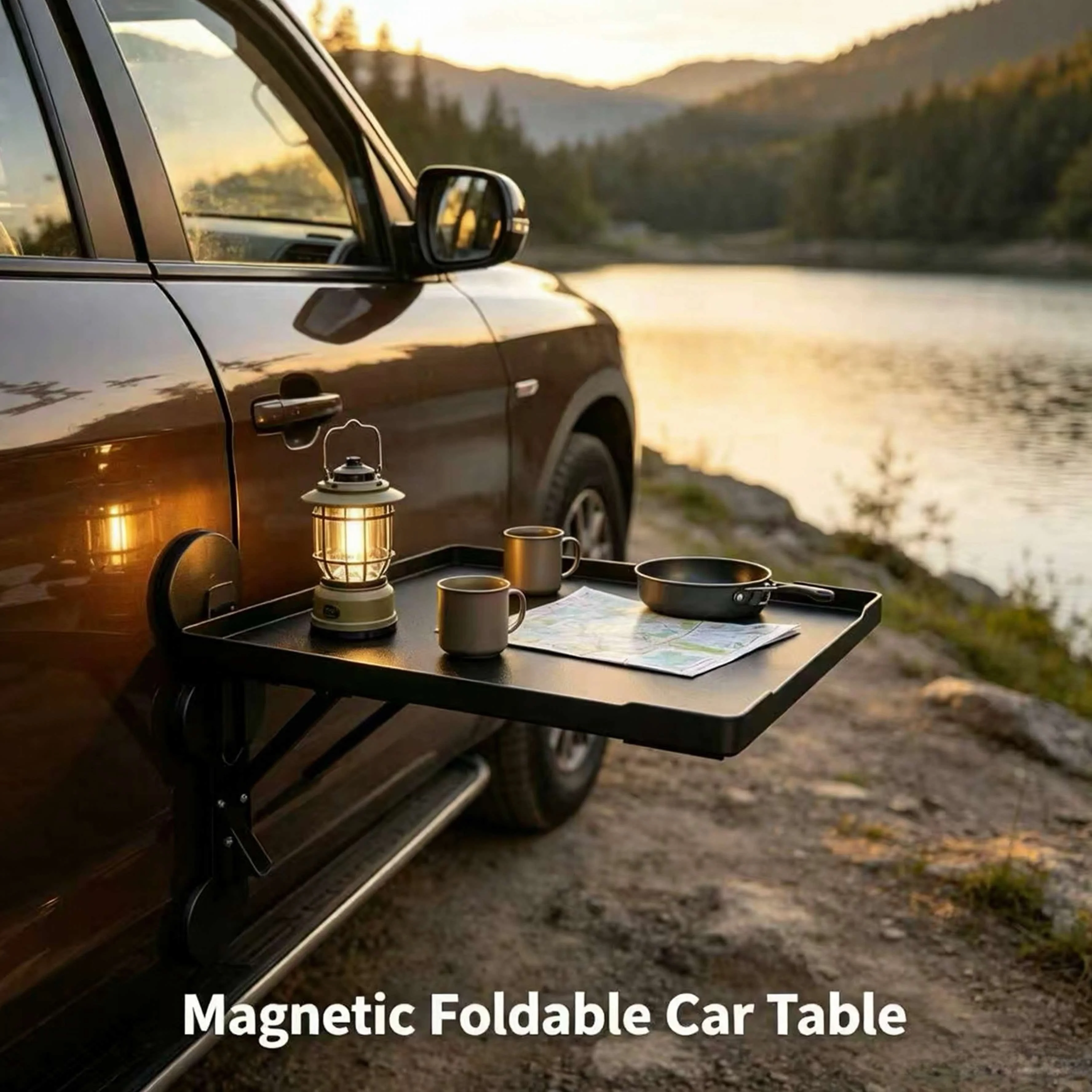 Portable Car Side Door Hanging - Camping Cooking Table recension och pris