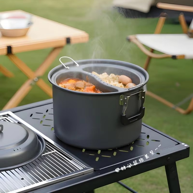 Camping Cookware Aluminum Camp - Camping Cooking Set Large recension och pris