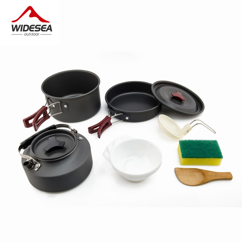 Widesea Camping Cookware Set O - Camping Cooking Set Large recension och pris