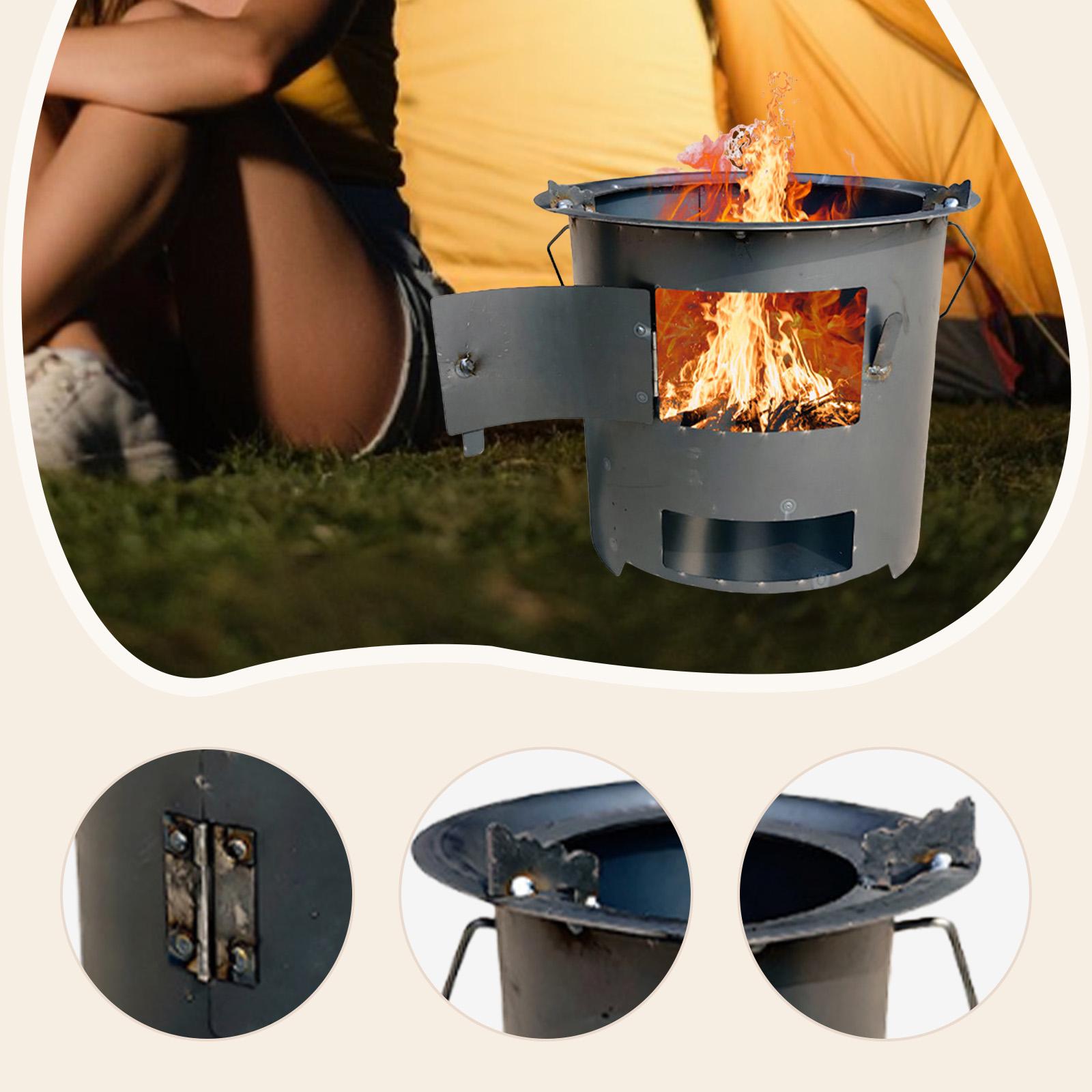 Wood Burning Furnace Cook over - Camping Cooking Over Fire recension och pris