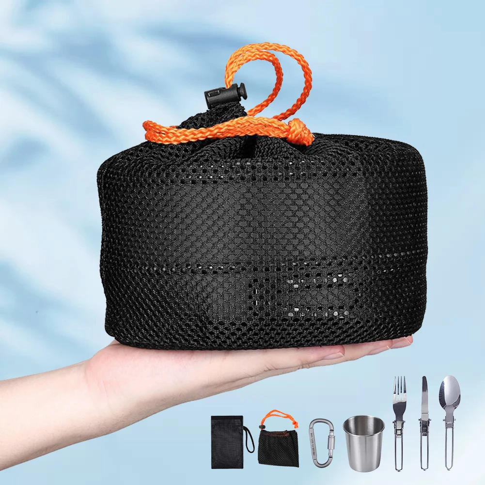Camping Cookware Kit Kettle Po - Camping Cooking Kits recension och pris