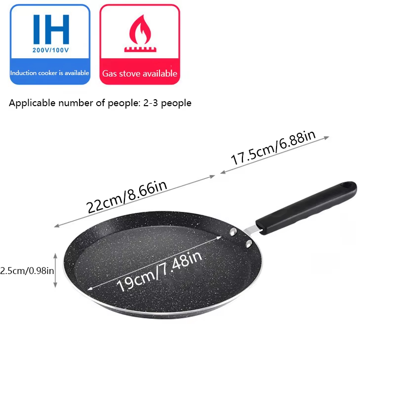 Chef's Choice Flat Frying Pan  - Camping Cooking Without Gas recension och pris