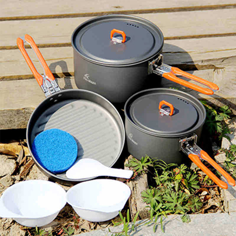 Fire Maple Cooking Set Pot Fry - Camping Cooking Set Large recension och pris