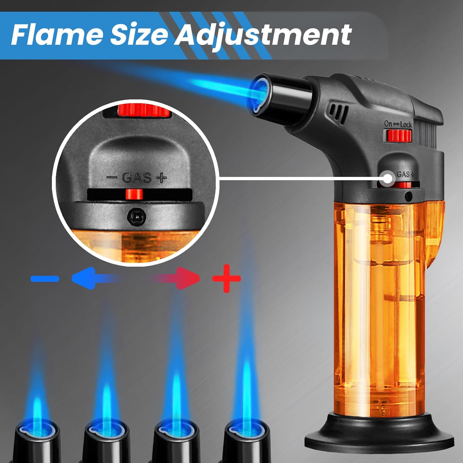 Butane Refillable Jet Flame To - Camping Cooking Torch recension och pris