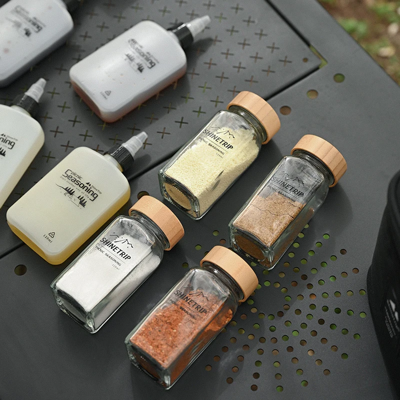 Outdoor Camping Seasoning Bott - Camping Cooking Utensils Kit recension och pris