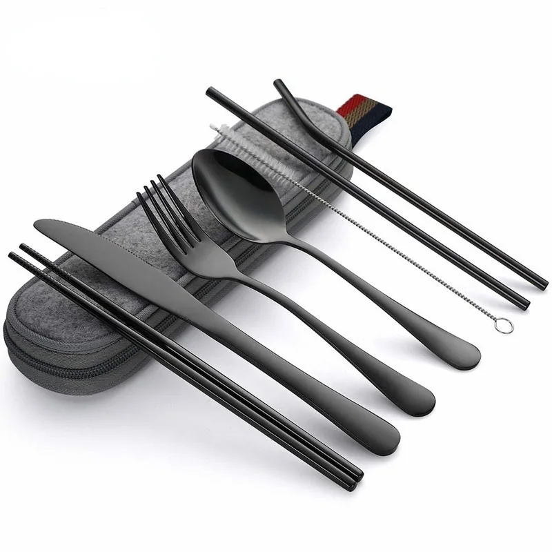 Tableware Reusable Travel Cutl - Camping Cooking Utensils Kit recension och pris