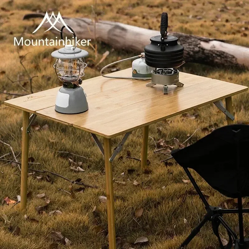 MOUNTAINHIKER 2/3 Bamboo Foldi - Camping Cooking Table recension och pris