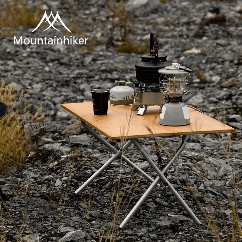 MOUNTAINHIKER 2/3 Bamboo Foldi - Camping Cooking Table recension och pris