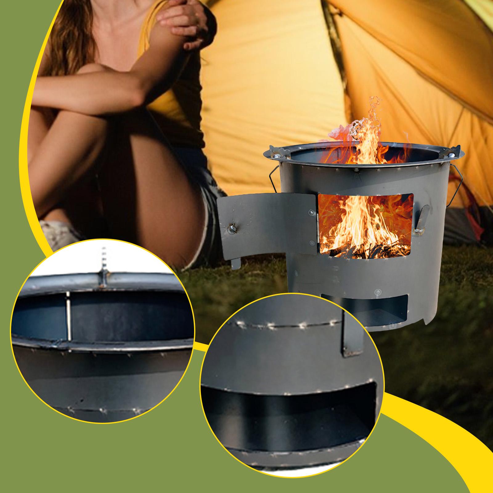 Wood Furnace Indoor Multipurpo - Camping Cooking Over Fire recension och pris